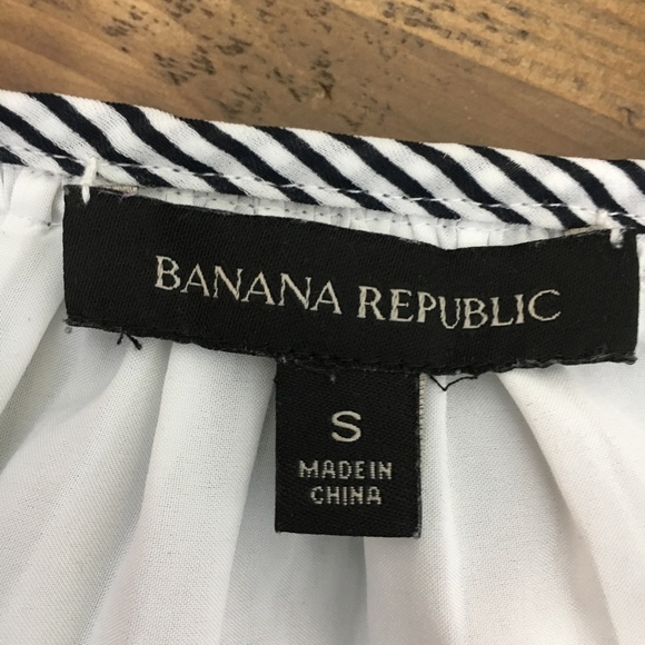 BANANA REPUBLIC Stripped V Neck Dress Size S - Picture 6 of 8